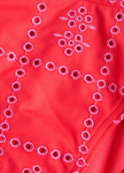 Damson Madder Embroidered Bikini Briefs Red