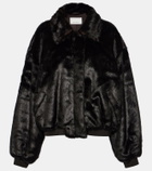 The Frankie Shop Pam faux fur bomber jacket