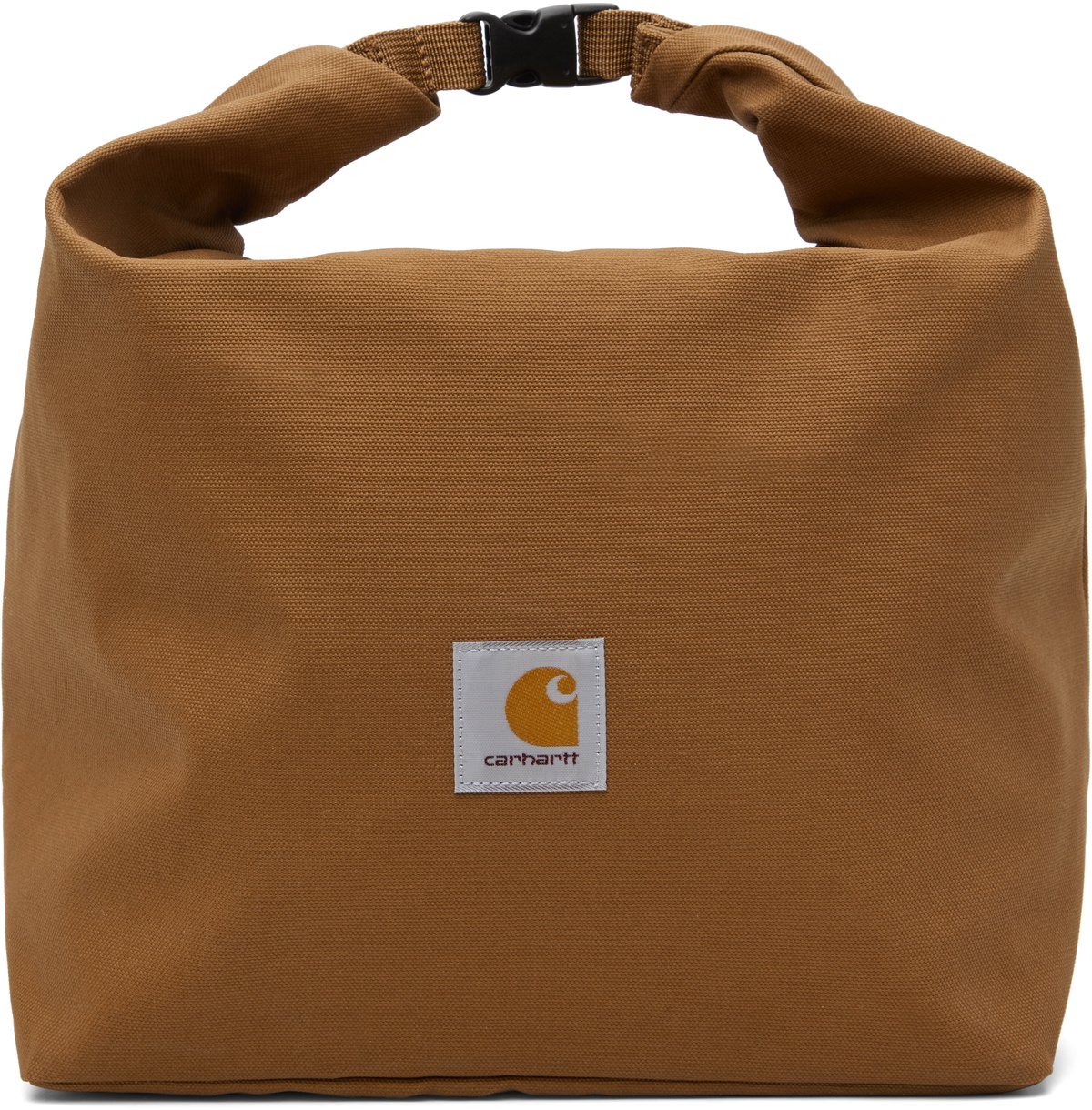 Carhartt Work In Progress Brown Canvas Roll-Up Insulated Bag
