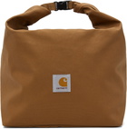 Carhartt Work In Progress Brown Canvas Roll-Up Insulated Bag