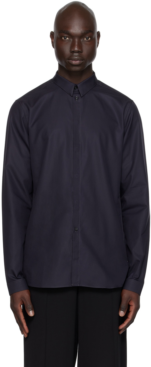 NICOLAS ANDREAS TARALIS Black Button-Down Shirt