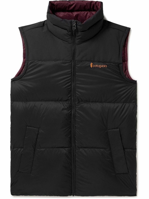 Photo: Cotopaxi - Solazo Logo-Print Quilted Ripstop Down Gilet - Black