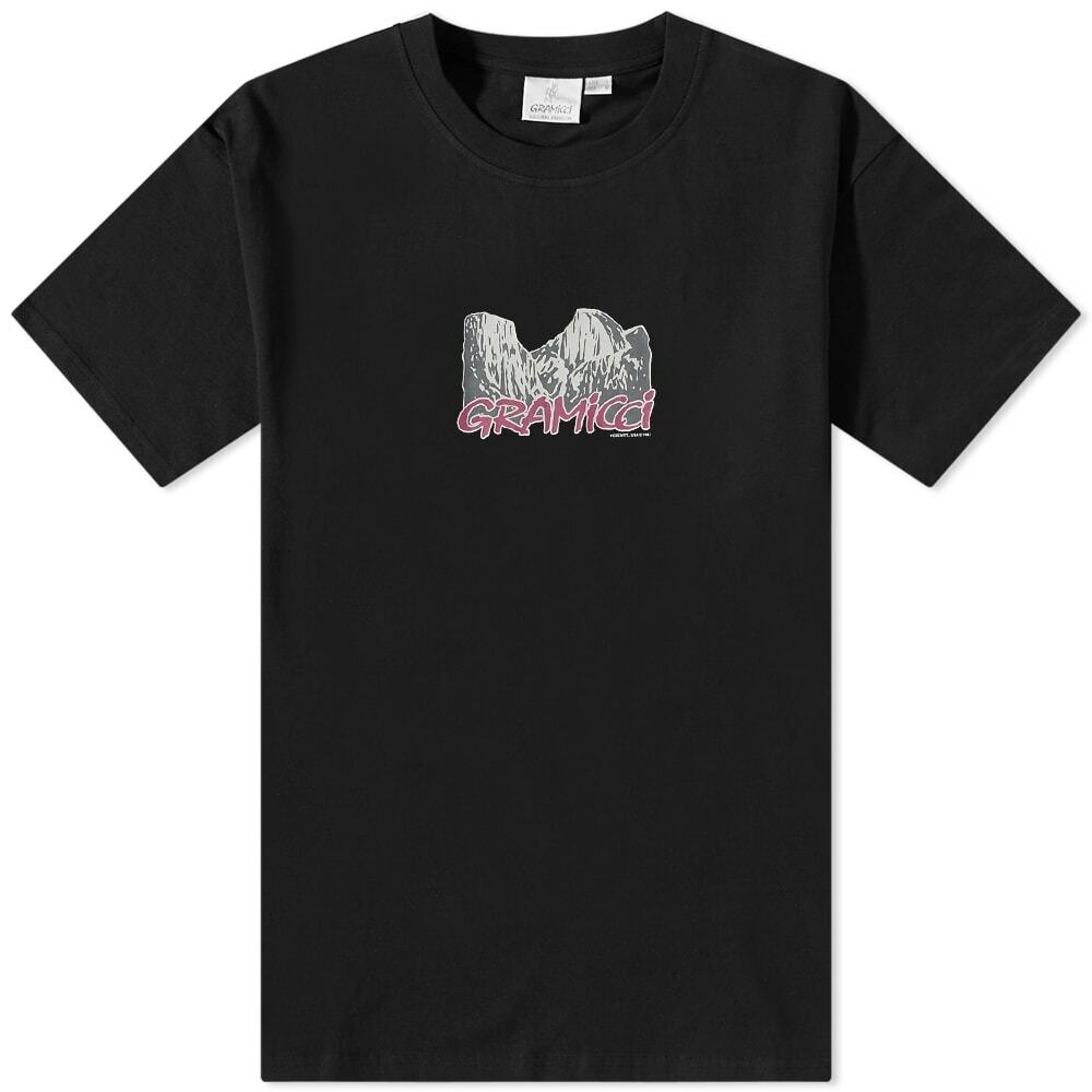 Gramicci Men's Yosemite T-Shirt in Black Gramicci