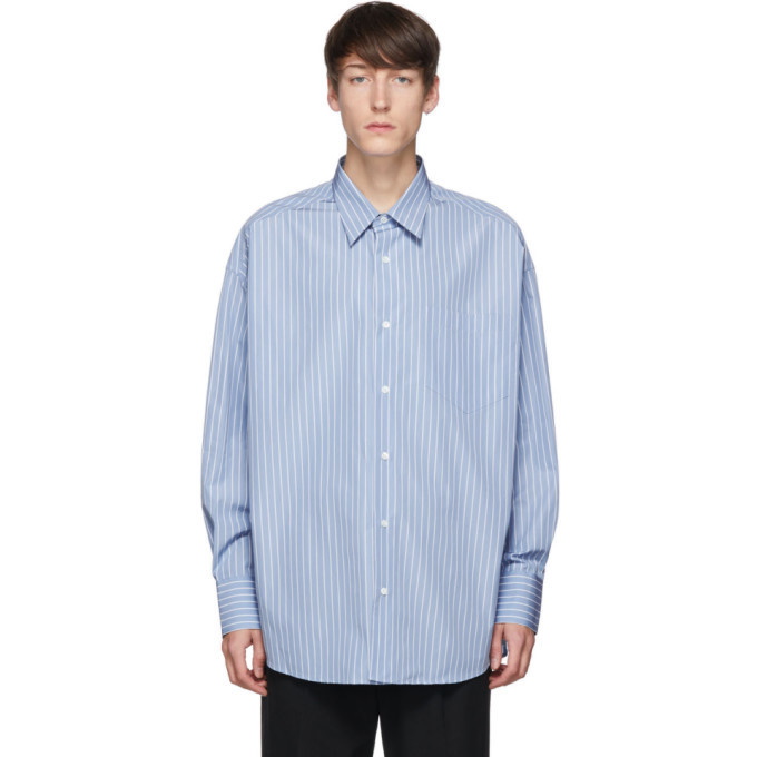 Photo: AMI Alexandre Mattiussi Blue Oversized Shirt