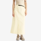 Gramicci Women's Long Baker Skirt in Lemon