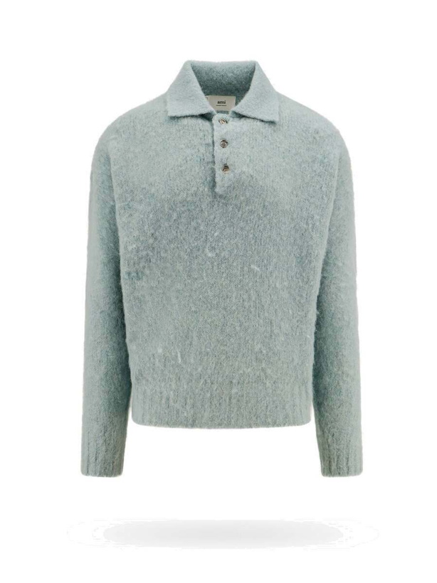 Photo: Ami Paris   Sweater Blue   Mens