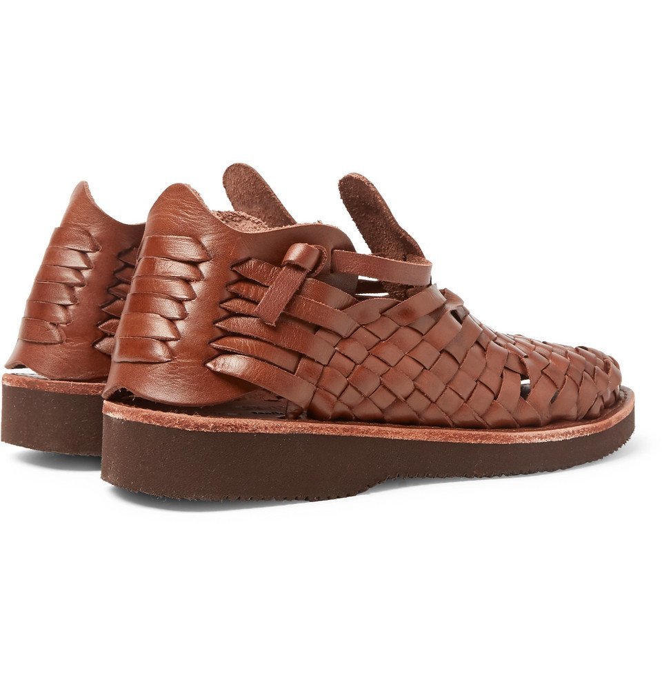yuketen crus woven leather sandals