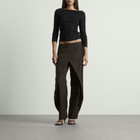 ST. Agni Women's Wrap Rouleau Pants in Umber