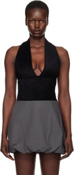 Baserange Black Hall Bodysuit