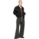 Rivington Roi Rebis Gray 'Anti Death Principal' Sweatpants
