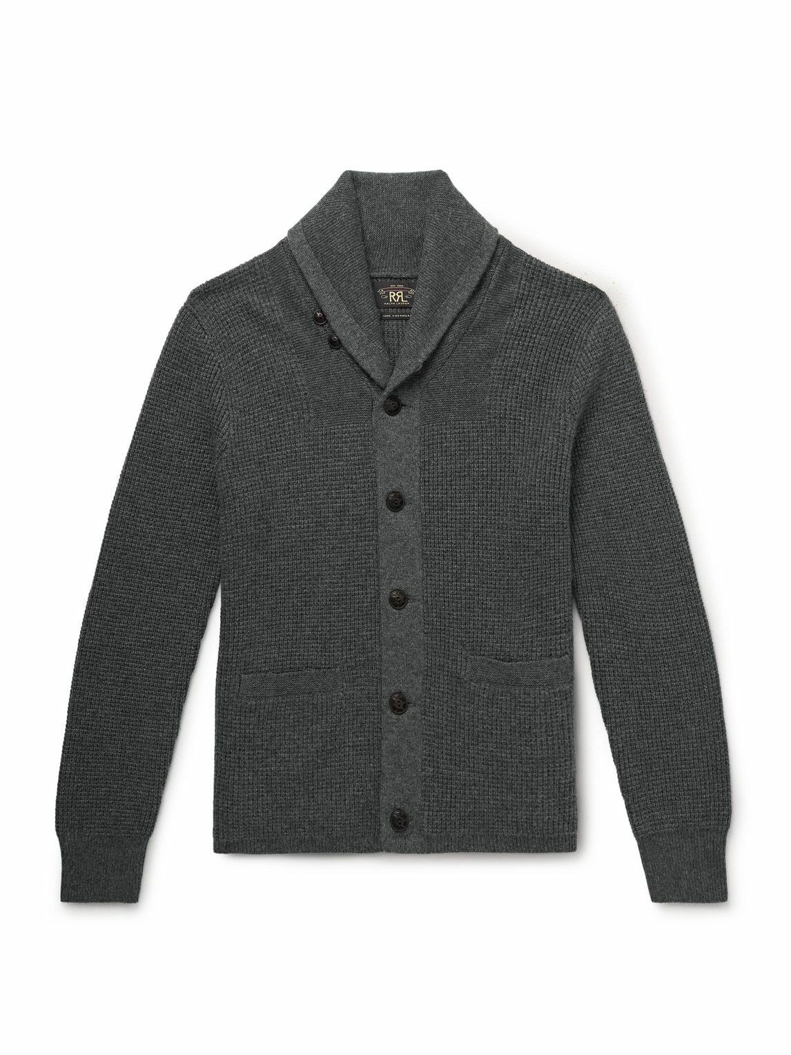 RRL - Shawl-Collar Intarsia Wool-Blend Cardigan - Green RRL RRL - Shawl-Collar Intarsia Wool-Blend Cardigan - Green RRL