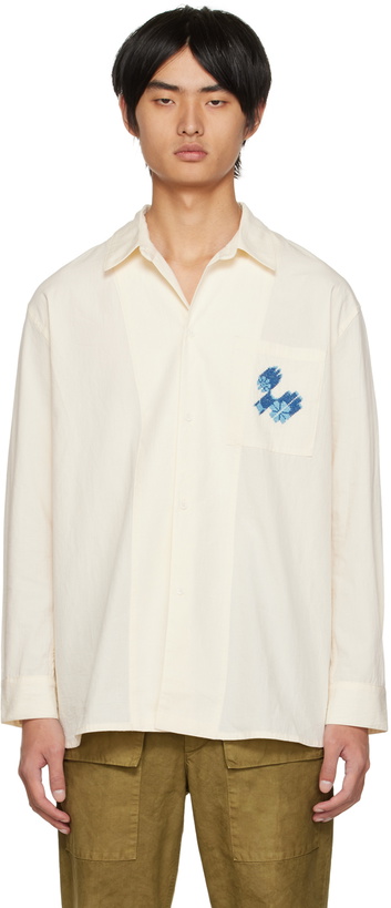 Photo: ADISH Off-White Wared Shirt