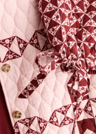 Damson Madder Dahlia Printed Quilted Cotton Coat Pink