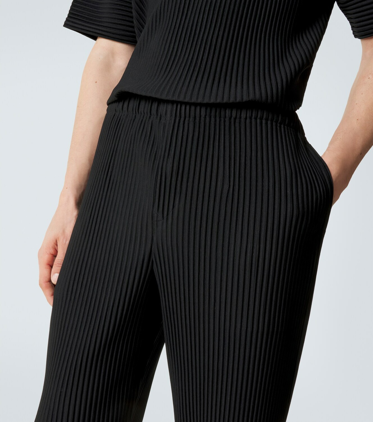 Homme Plissé Issey Miyake Tuxedo Pleats straight pants