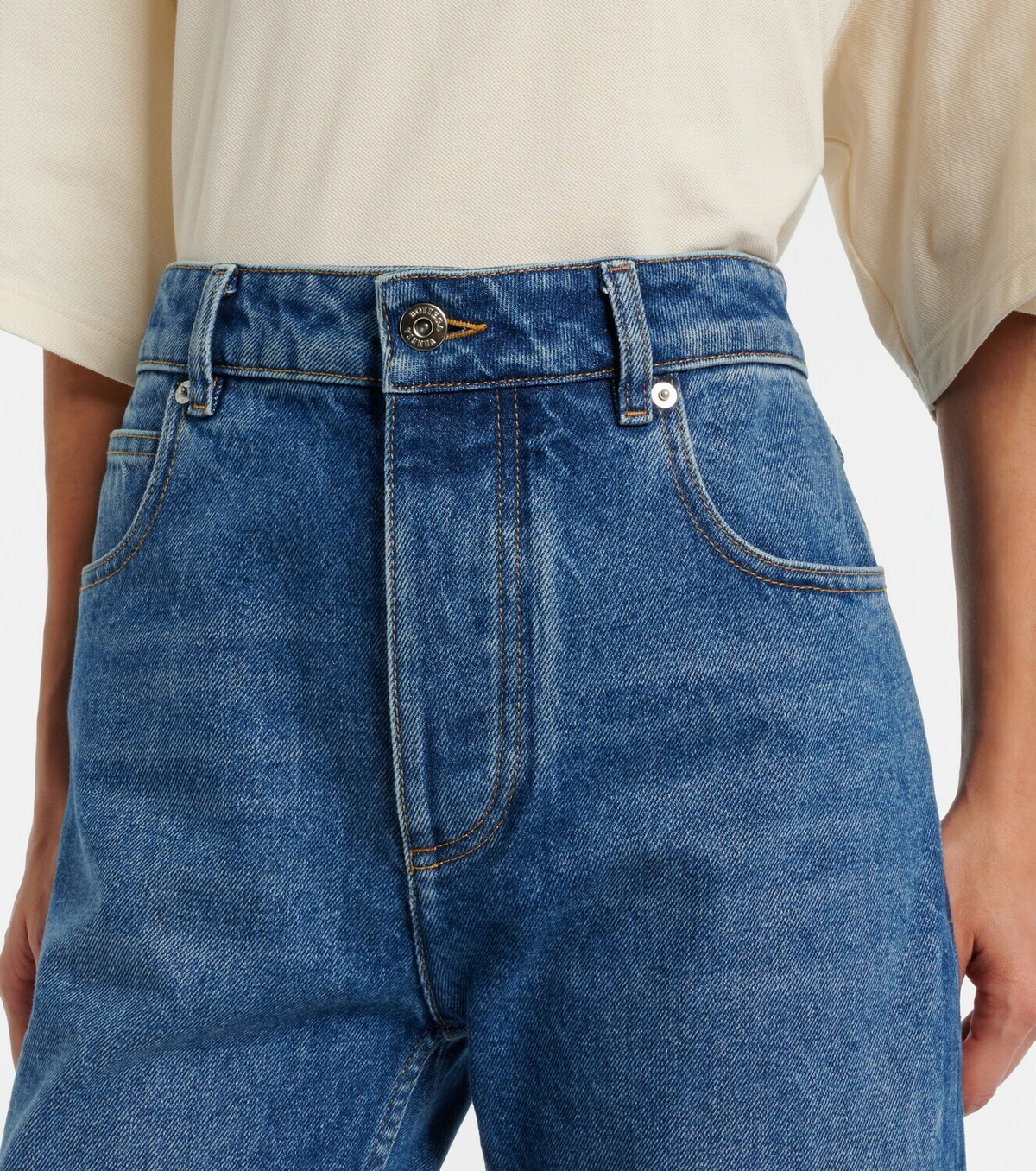 Bottega Veneta High-rise straight jeans