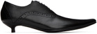Comme des Garçons Black Kitten Heel Oxfords