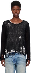 R13 Black Layered Sweater