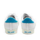 Adidas Rod Laver Vintage Sneakers in White/Chalk White/Blue Rush