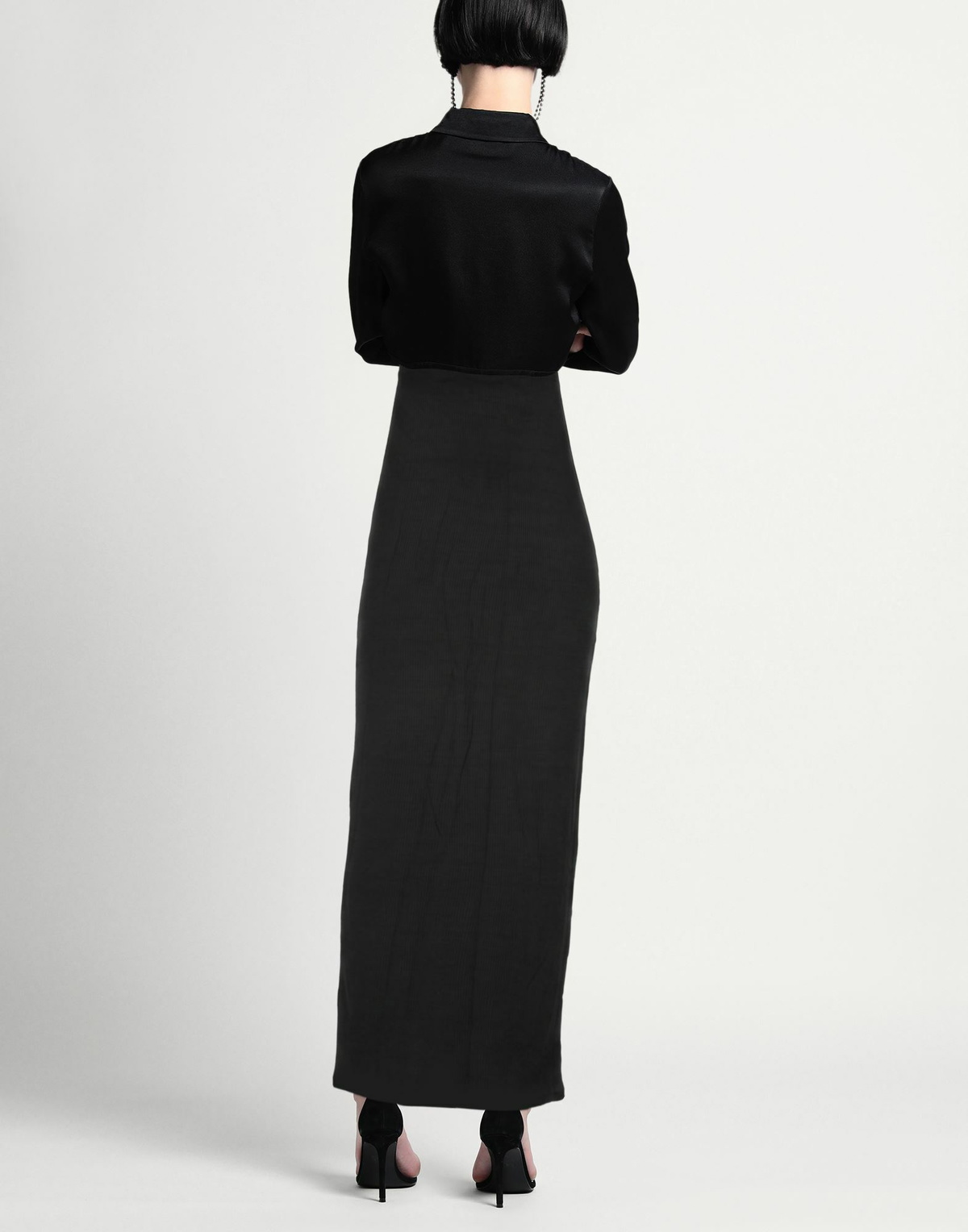 Skims Womens Maxi skirt in Black
