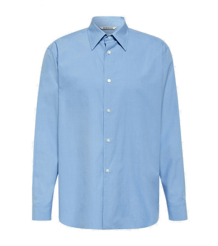 Photo: Auralee Washed finx twill cotton shirt