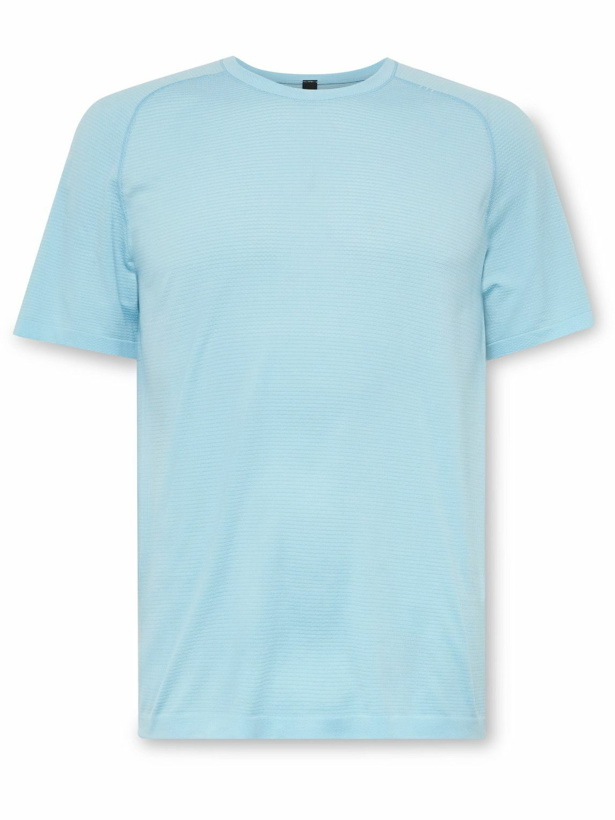 Photo: Lululemon - Metal Vent Tech 2.0 Mélange Stretch-Jersey T-Shirt - Blue