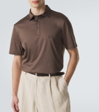 Giorgio Armani Logo cotton polo shirt