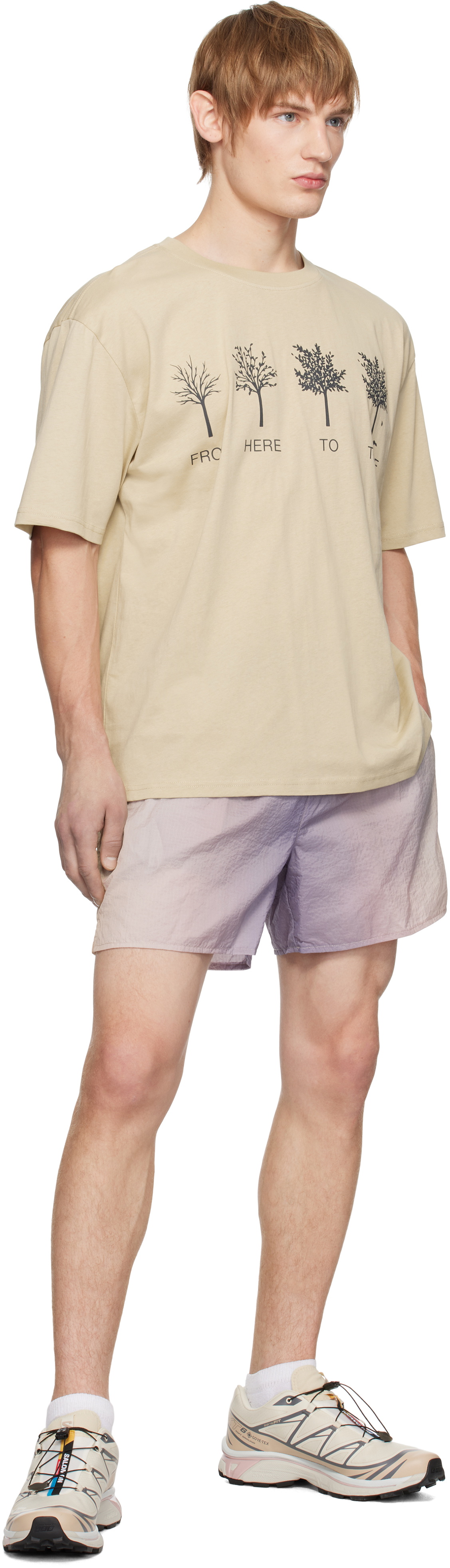 RCOS Beige 'From Here To There' T-shirt