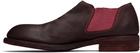 Guidi Burgundy 990E Slip-on Loafers