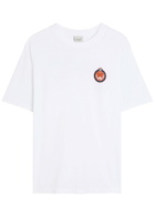 Malbon Bermuda Maxwell Logo-print Cotton T-shirt White