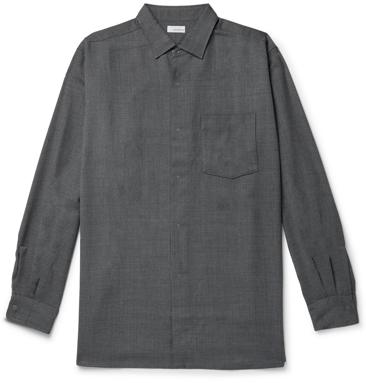nanamica - Flannel Shirt - Gray Nanamica