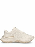 GUCCI Gg Ripple Tech & Leather Sneakers