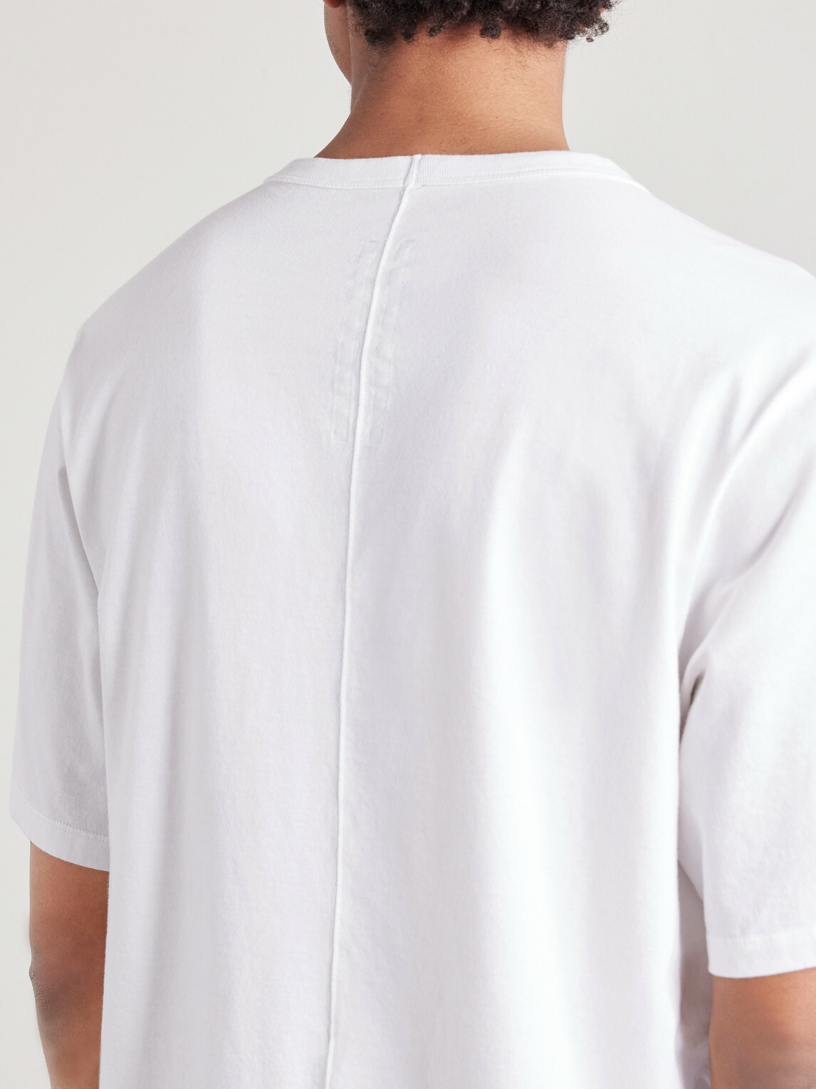 Rick Owens - Cotton-Jersey T-Shirt - White