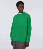 Sacai Distressed cotton sweater