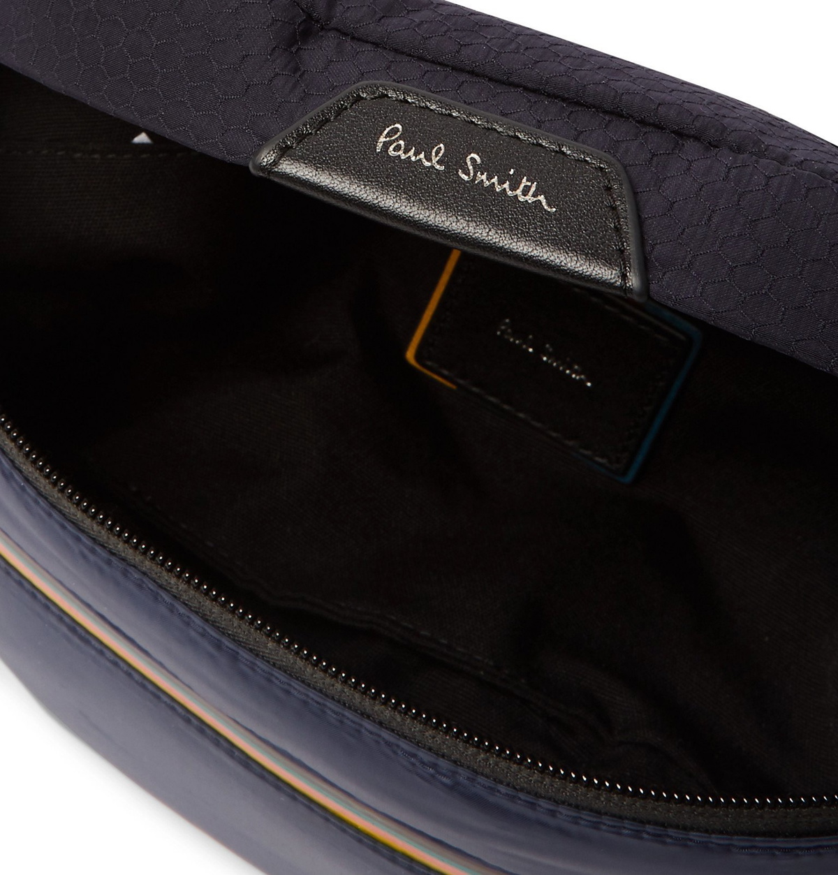 Paul Smith Leather-trimmed Shell Belt Bag in Blue for Men