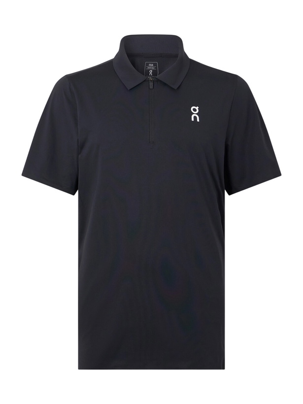 Photo: On - Court Logo-Printed Shell Polo Shirt - Black