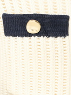 SELF-PORTRAIT Cotton Blend Crochet Mini Dress