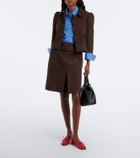 Shushu/Tong Wool-blend cropped jacket