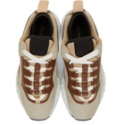 Acne Studios Beige and White Rockaway Sneakers