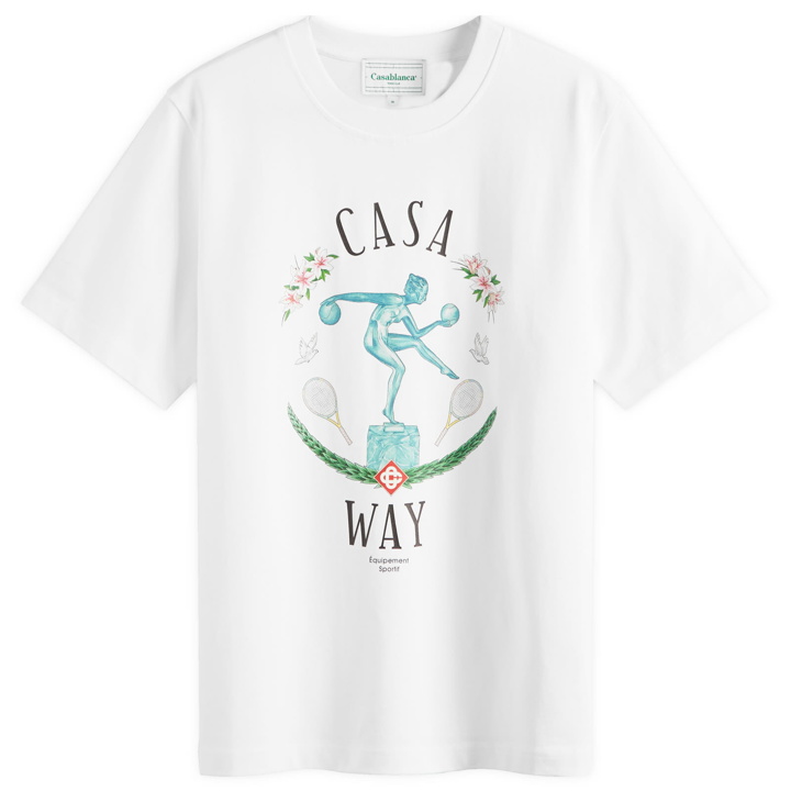 Photo: Casablanca Men's Casa Way Statue T-Shirt in White
