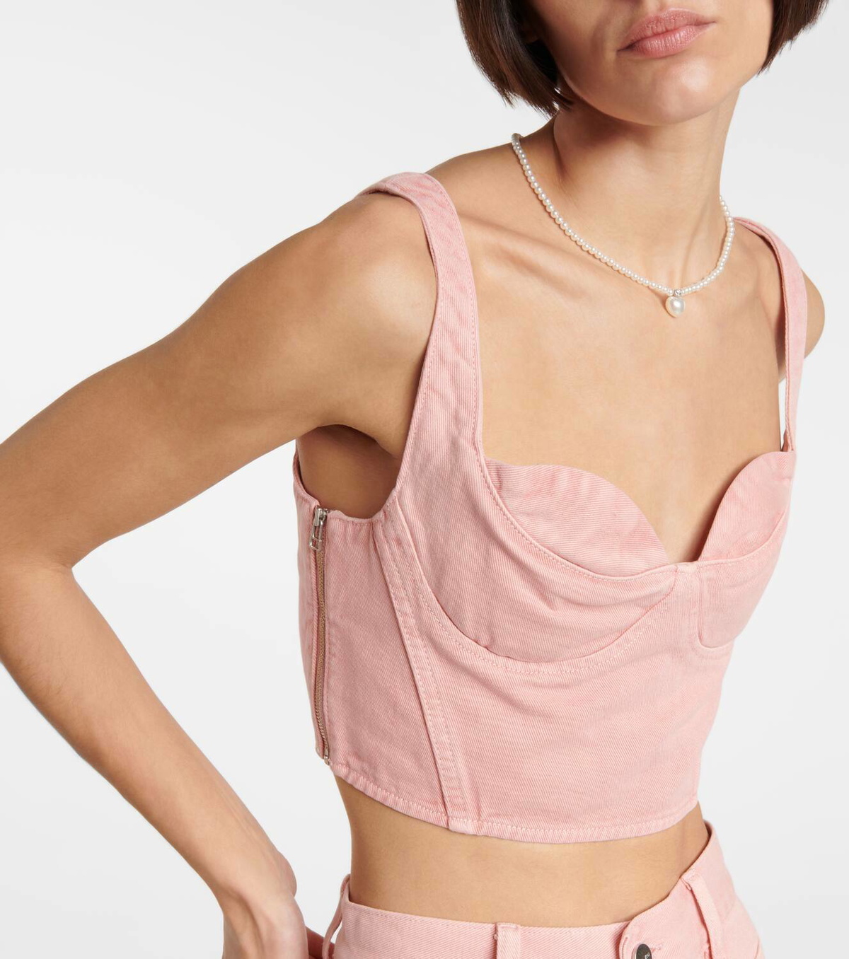 Xu Zhi Denim bustier top