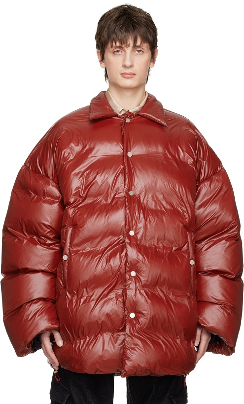 Photo: EGONlab Red Puffer Jacket