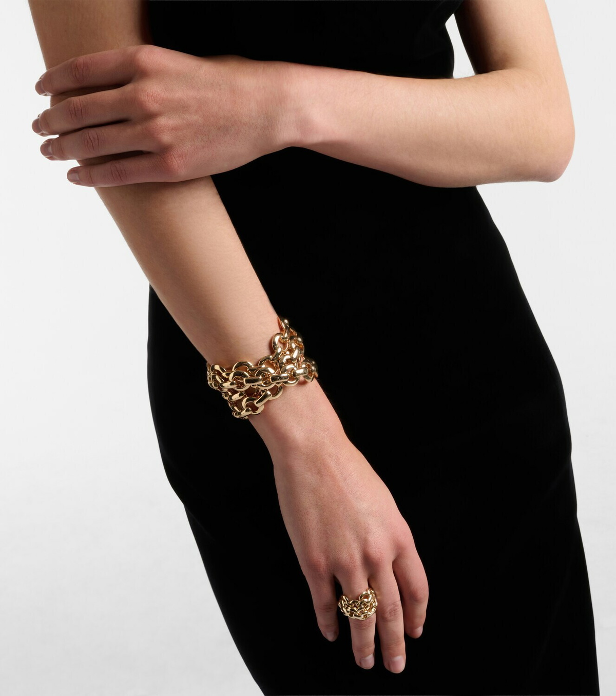 Jennifer Fisher 14kt gold-plated cuff bracelet