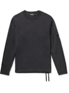 Stone Island Shadow Project - Logo-Appliquéd Cotton and Lyocell-Blend Jersey Sweatshirt - Black