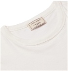 Maison Kitsuné - Slim-Fit Logo-Print Cotton-Jersey T-Shirt - Neutrals