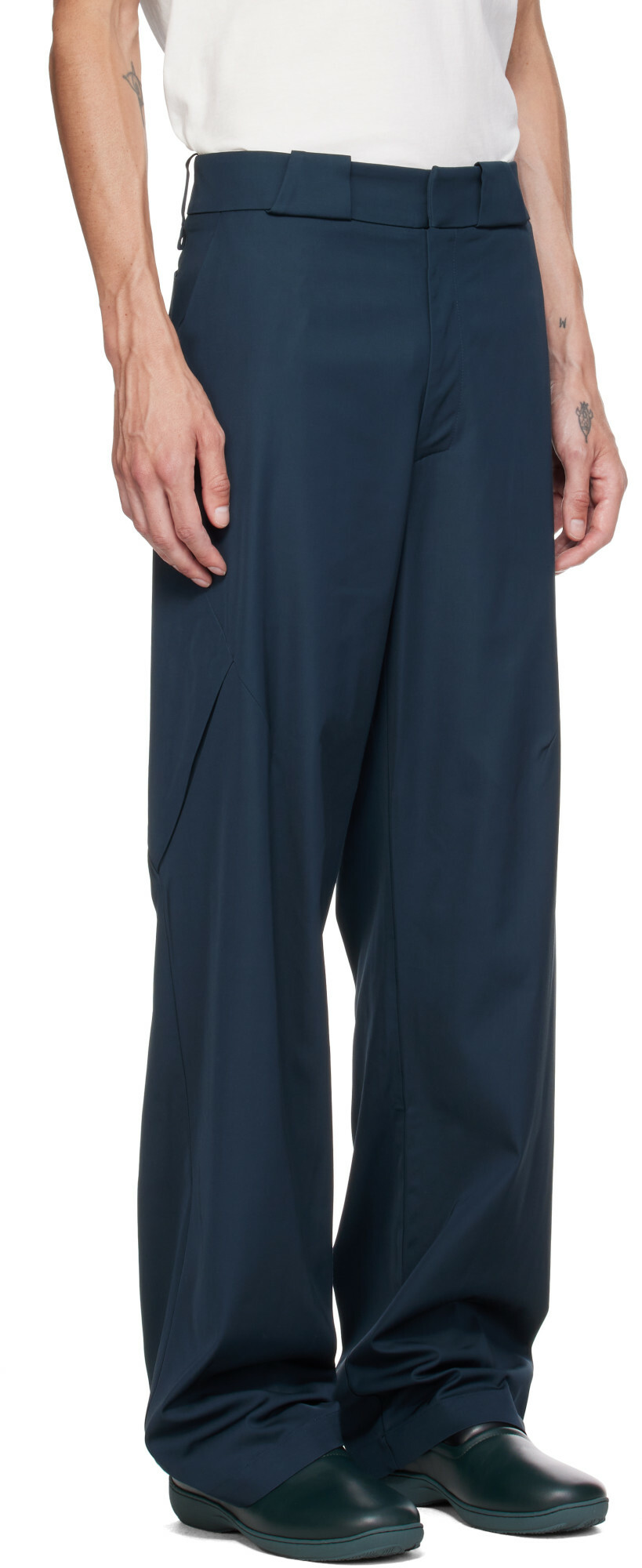 Kiko Kostadinov Blue Erdiko Trousers