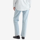 DUNST Women's Essential Straight Full Length Jeans in Light Blue