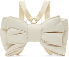 Praying Off-White Bow Backpack
