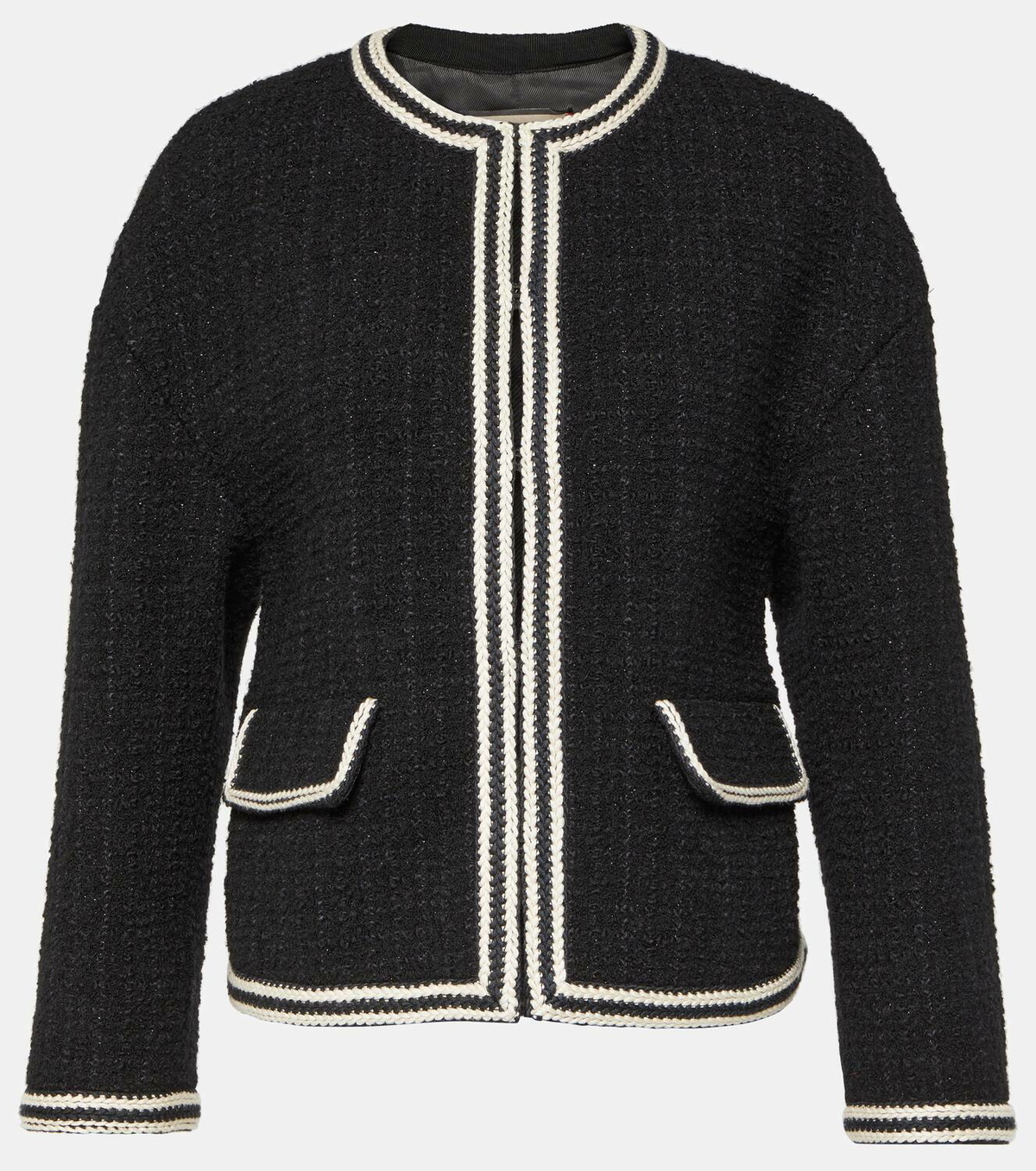 ジャケット GUCCI BOUCLE WOOL JACKET Gucci Embellished bouclé tweed wool jacket Gucci