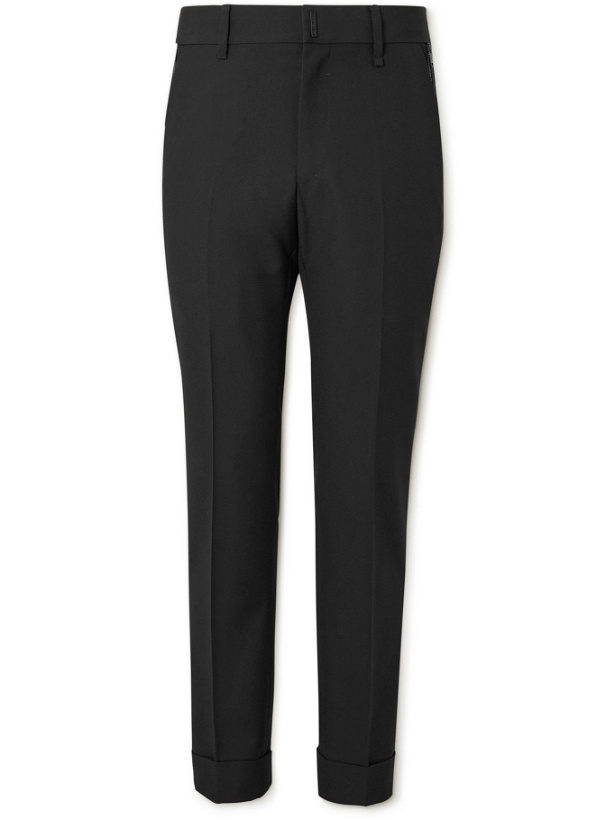 Photo: Givenchy - Slim-Fit Virgin Wool Suit Trousers - Black