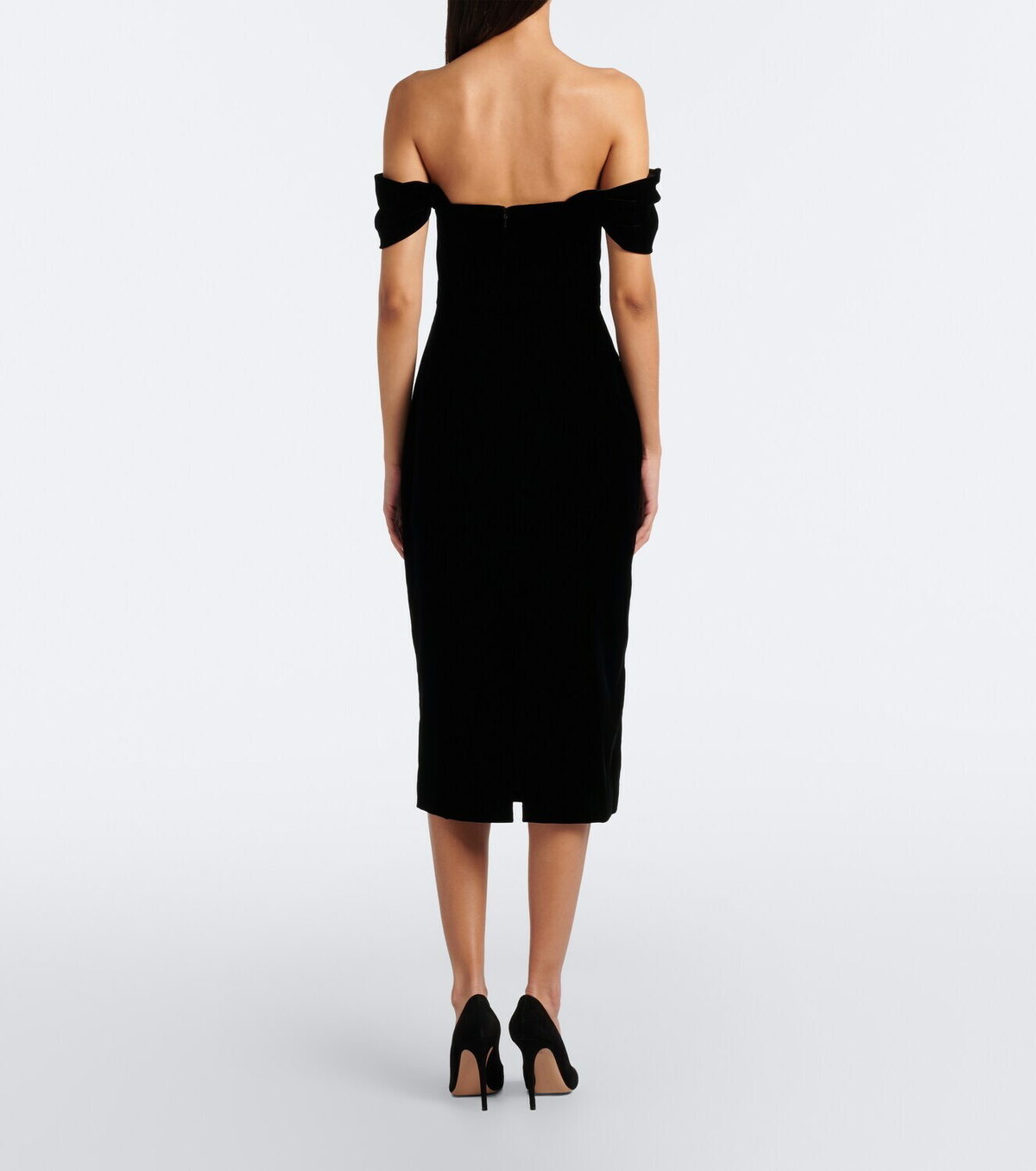 Carolina Herrera Off-shoulder midi dress